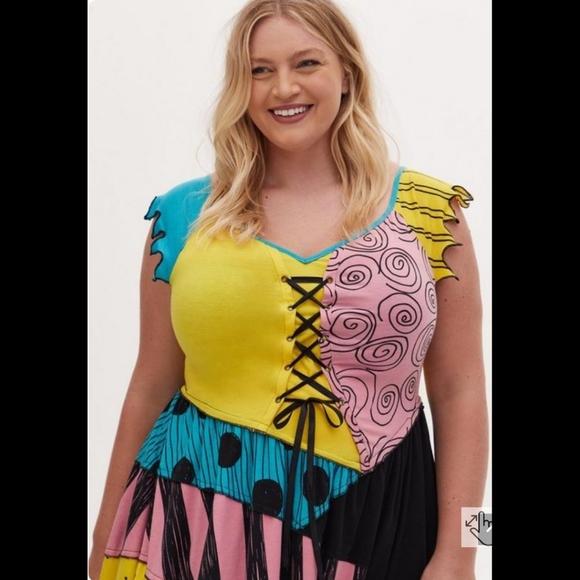 Torrid Disney Nightmare before Christmas dress costume NEW  2 18 20 2X skater - Picture 6 of 9